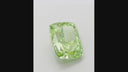 4.04ct Fancy Vivid Green VVS2 Cushion Modified Brilliant Cut Loose Diamond – IGI LG836673820