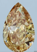 4.06ct Fancy Brownish Yellow Pear Cut VS1 Loose Diamond – IGI LG795671779