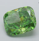 9.58ct Fancy Vivid Green Cushion Modified Brilliant VS2 Loose Diamond – IGI LG734521884