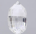 4.10ct Briolette Cut E color VS1 clarity Lab Diamond - Not Certified