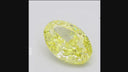 6.11ct Fancy Intense Yellow VS1 Oval Modified Brilliant Loose Diamond – IGI LG816649219