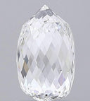 3.03ct Briolette Cute E color VS1 clarity Lab Diamond - Not Certified