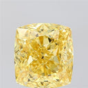 3.59ct Fancy Vivid Yellow Cushion Modified Brilliant VVS2 Loose Diamond – IGI LG807625635
