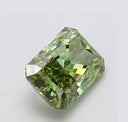 4.06ct Fancy Vivid Green Radiant Cut VVS2 Loose Diamond – IGI LG833607350