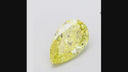 7.01ct Fancy Vivid Yellow VVS2 Pear Modified Brilliant Cut Loose Diamond – IGI LG808608867